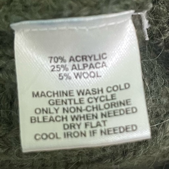 Ann Taylor LOFT Wool Alpaca Blend Sweater Shawl Collar Pullover Large - Picture 9 of 9